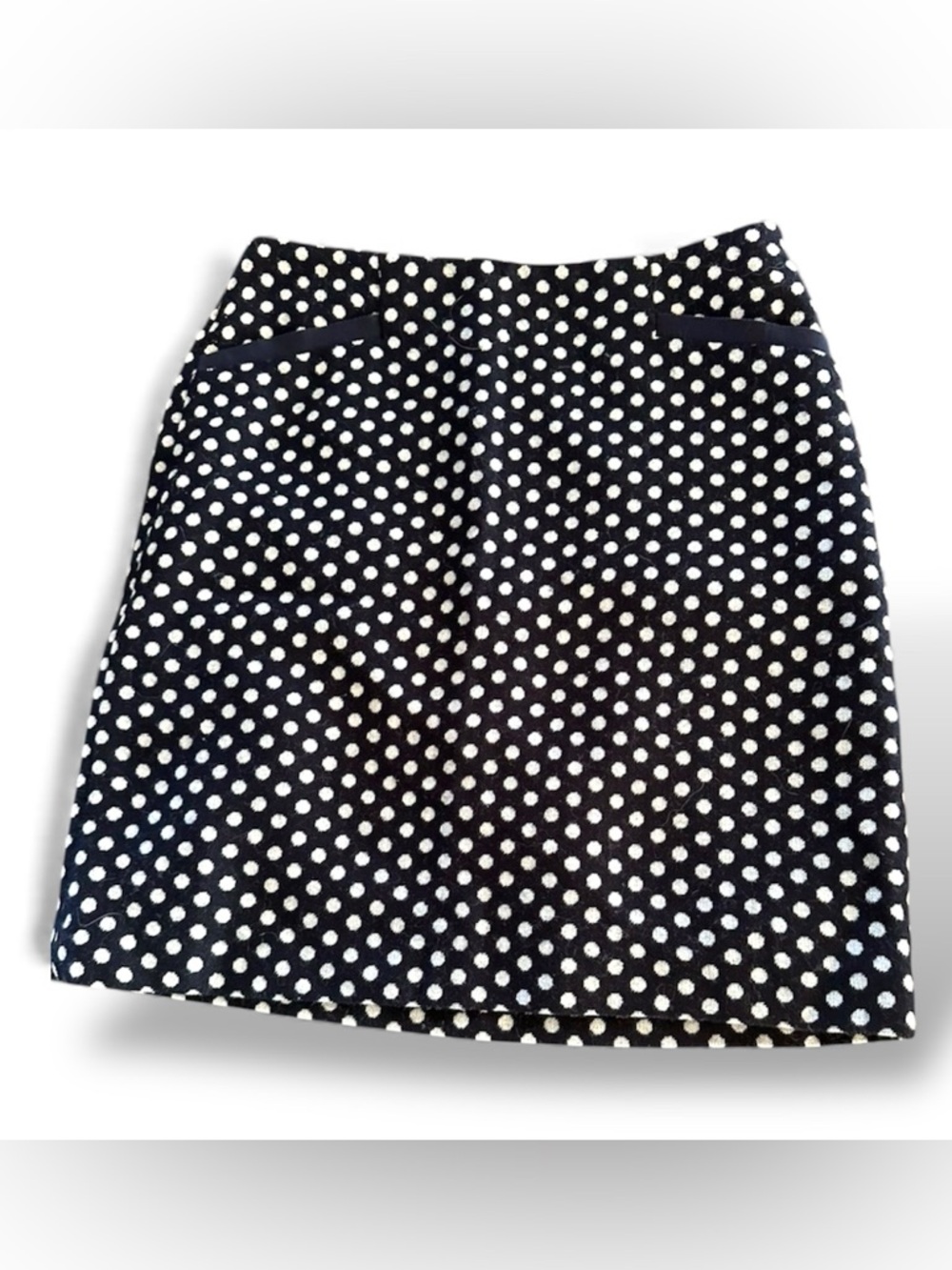Talbots polka dot mini skirt